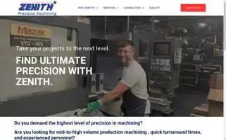 Zenithprecisionmachining.com Screenshot 2024-05-21 14:53:57