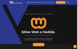 Sitioswebamedida.com Screenshot 2024-06-18 19:45:32