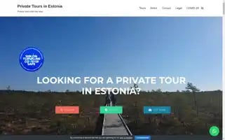 Privatetoursinestonia.com Screenshot 2024-04-22 18:28:54