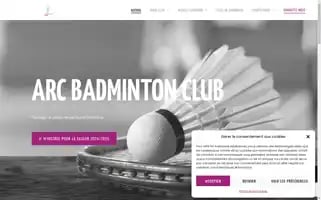Arcbadmintonclub.com Screenshot 2024-07-07 18:34:15
