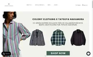 Colonyclothing.net Screenshot 2024-05-04 08:30:48