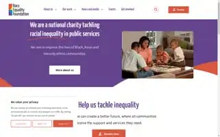 Raceequalityfoundation.org.uk Screenshot 2024-05-13 14:53:06
