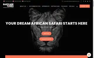 Eastcapetours.com Screenshot 2024-04-25 15:27:35