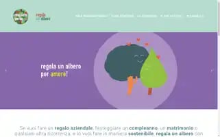 Regalareunalbero.it Screenshot 2024-07-02 09:53:34