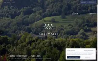 Hoteltourmalet.fr Screenshot 2024-04-22 18:14:44