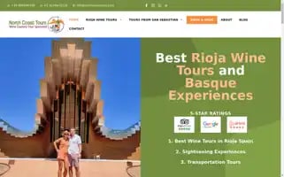 Northcoastours.com Screenshot 2024-04-19 12:02:41