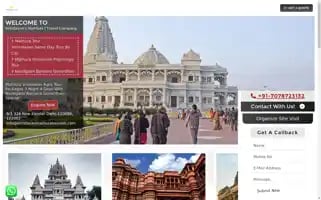 Vrindavanmathuratourism.com Screenshot 2024-04-23 12:54:01