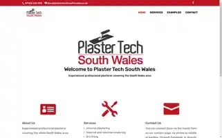 Plastertechsouthwales.co.uk Screenshot 2024-07-07 13:40:52