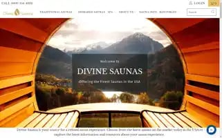 Divinesaunas.com Screenshot 2024-06-16 14:59:34
