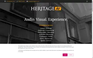 Heritageav.co.uk Screenshot 2024-07-02 19:38:44
