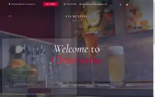 Clementinecocktailbar.com Screenshot 2024-05-21 23:44:33