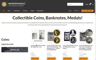 Numismaniac.gr Screenshot 2024-05-20 14:51:49