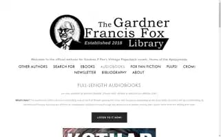 Gardnerfrancisfoxlibrary.com Screenshot 2024-06-29 15:54:28