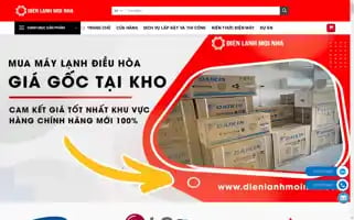 Dienlanhmoinha.com Screenshot 2024-05-22 16:32:28