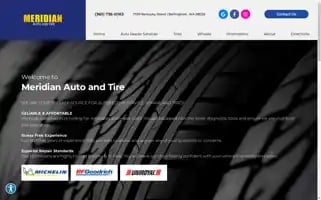Meridianautoandtire.com Screenshot 2024-05-12 22:22:34
