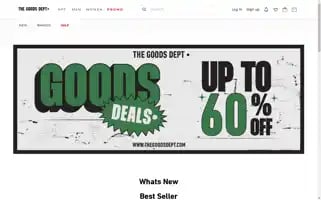 Thegoodsdept.com Screenshot 2024-05-14 09:03:27