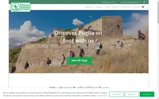 Pugliahikingtours.com Screenshot 2024-04-25 09:28:19