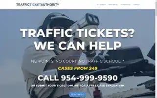 Trafficticketauthority.com Screenshot 2024-04-27 03:55:00