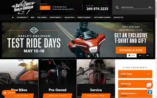 Battlecreekharley.com Screenshot 2024-05-08 17:09:01