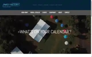 Partyfactoryevents.com Screenshot 2024-05-16 11:53:08