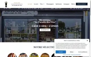Auparadisdesvins.fr Screenshot 2024-05-25 15:29:09
