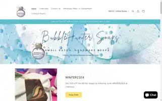 Bubblehuntersoaps.com Screenshot 2024-04-17 07:29:03