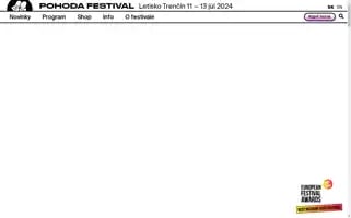Pohodafestival.sk Screenshot 2024-06-15 23:54:36