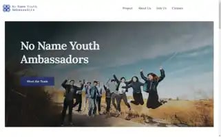 Nonameyouthambassadors.com Screenshot 2024-06-17 13:57:00
