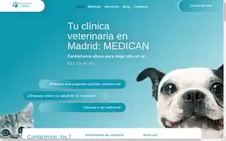 Clinicaveterinariamadrid.es Screenshot 2024-06-27 17:22:22