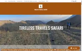 Tirelesstravelssafari.com Screenshot 2024-04-22 17:37:36