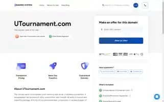 Utournament.com Screenshot 2024-04-16 07:44:53