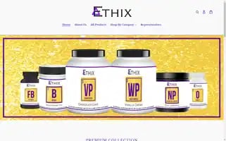 Ethixsupplements.com Screenshot 2024-04-23 15:41:15