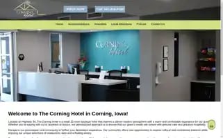 Thecorninghotel.com Screenshot 2024-04-22 20:03:10