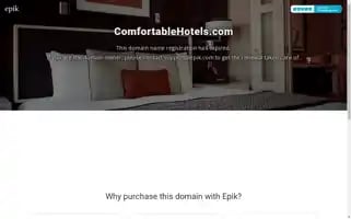 Comfortablehotels.com Screenshot 2024-04-18 18:07:22