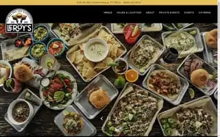 Leroystexmexbbq.com Screenshot 2024-07-04 16:40:16