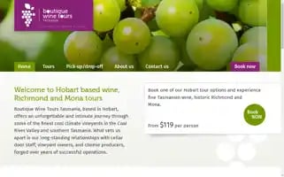 Boutiquewinetourstas.com Screenshot 2024-04-15 13:56:10