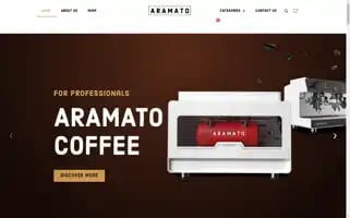 Aramatocoffeemachine.com Screenshot 2024-05-22 01:50:56