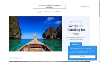 Delmartravelagent.com Screenshot 2024-04-22 10:46:06