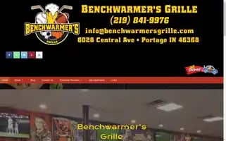 Benchwarmersgrille.com Screenshot 2024-07-05 09:36:59