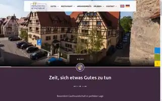 Prinzhotel-rothenburg.de Screenshot 2024-04-26 23:53:51