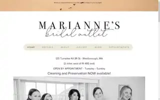 Mariannesbridaloutlet.com Screenshot 2024-05-12 20:44:47