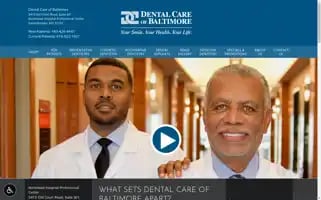 Dentalcareofbaltimore.com Screenshot 2024-05-15 19:42:15