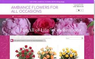 Ambianceflowersforalloccasions.com Screenshot 2024-05-15 11:28:48