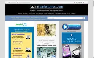 Lucitetombstones.com Screenshot 2024-05-12 19:21:35