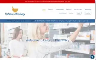 Caloosapharmacy.com Screenshot 2024-05-08 23:14:50
