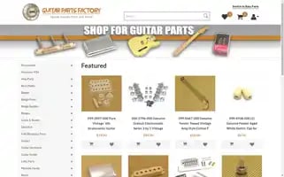 Guitarpartsfactory.us Screenshot 2024-05-16 00:39:15