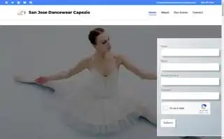 Sanjosedancewearcapezio.com Screenshot 2024-05-16 16:14:18