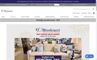 Weinbergersfurniture.com Screenshot 2024-05-15 01:11:40