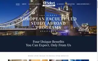 Selecttravelstudy.com Screenshot 2024-04-18 13:25:17