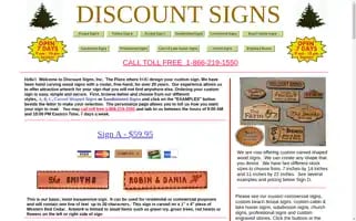 Discountwoodsigns.com Screenshot 2024-05-09 10:41:07
